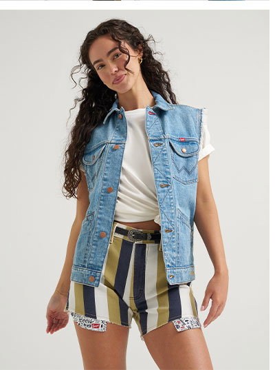 Wrangler x Coors Cut-Off Vest