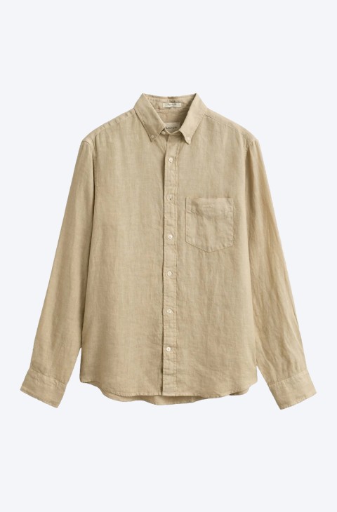 Men's Gant Regular Garment Dyed Linen Shirt
