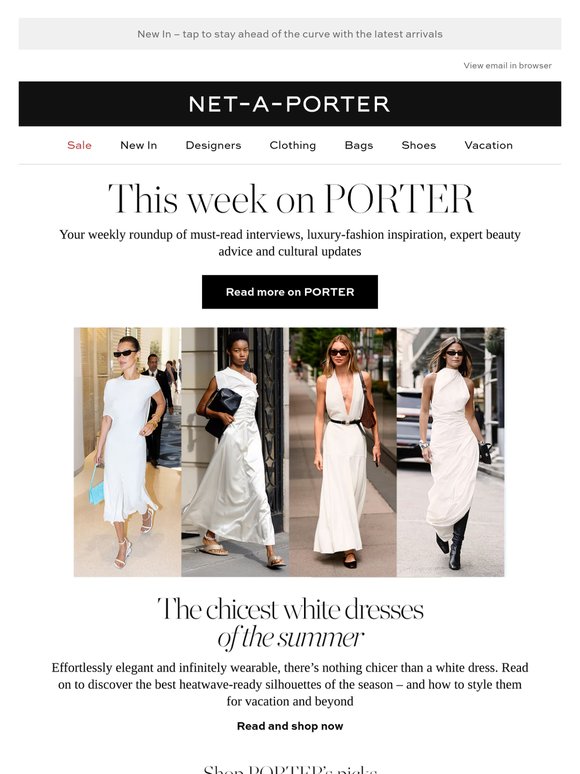 The chicest white dresses of the summer