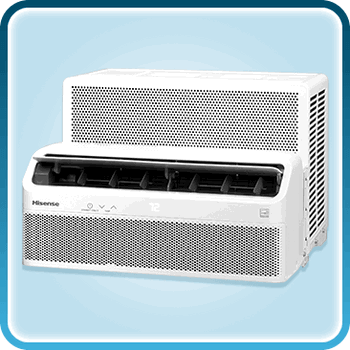 Hisense 8000 BTU Smart Inverter Window Air Conditioner with Easy Install Bracket