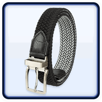 Tommy Bahama Men's Stretch Braided Reversible Belt