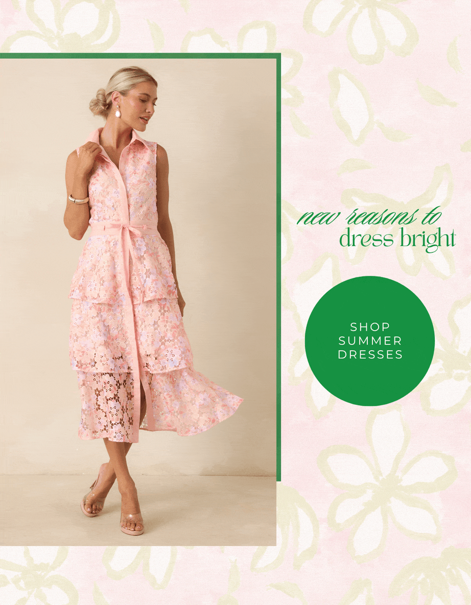 new reasons to dress bright. shop summer dresses.