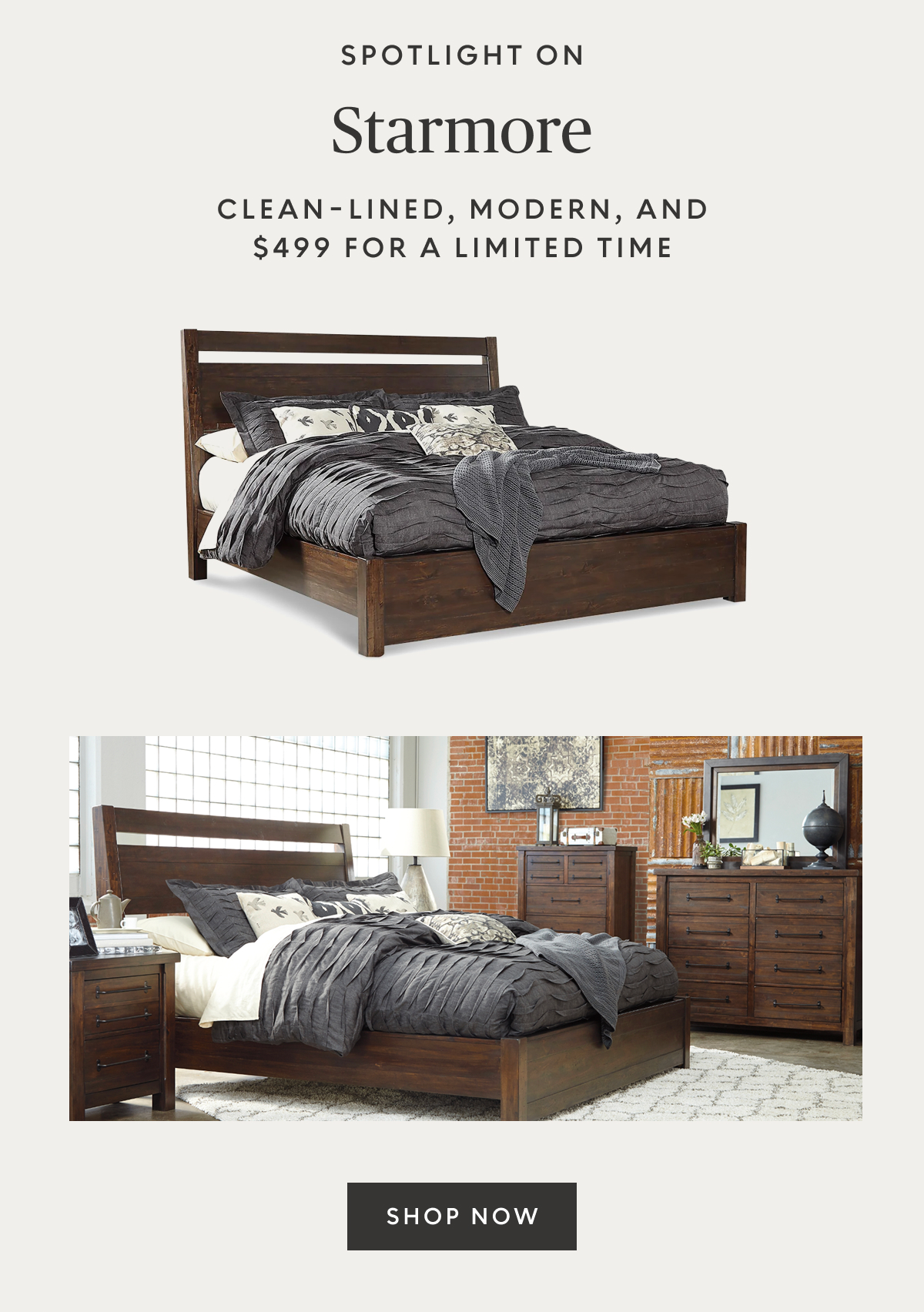 Starmore Queen Panel Bed