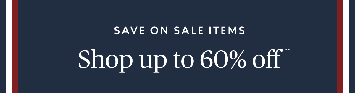 Stars & Stripes Sale up to 60% off