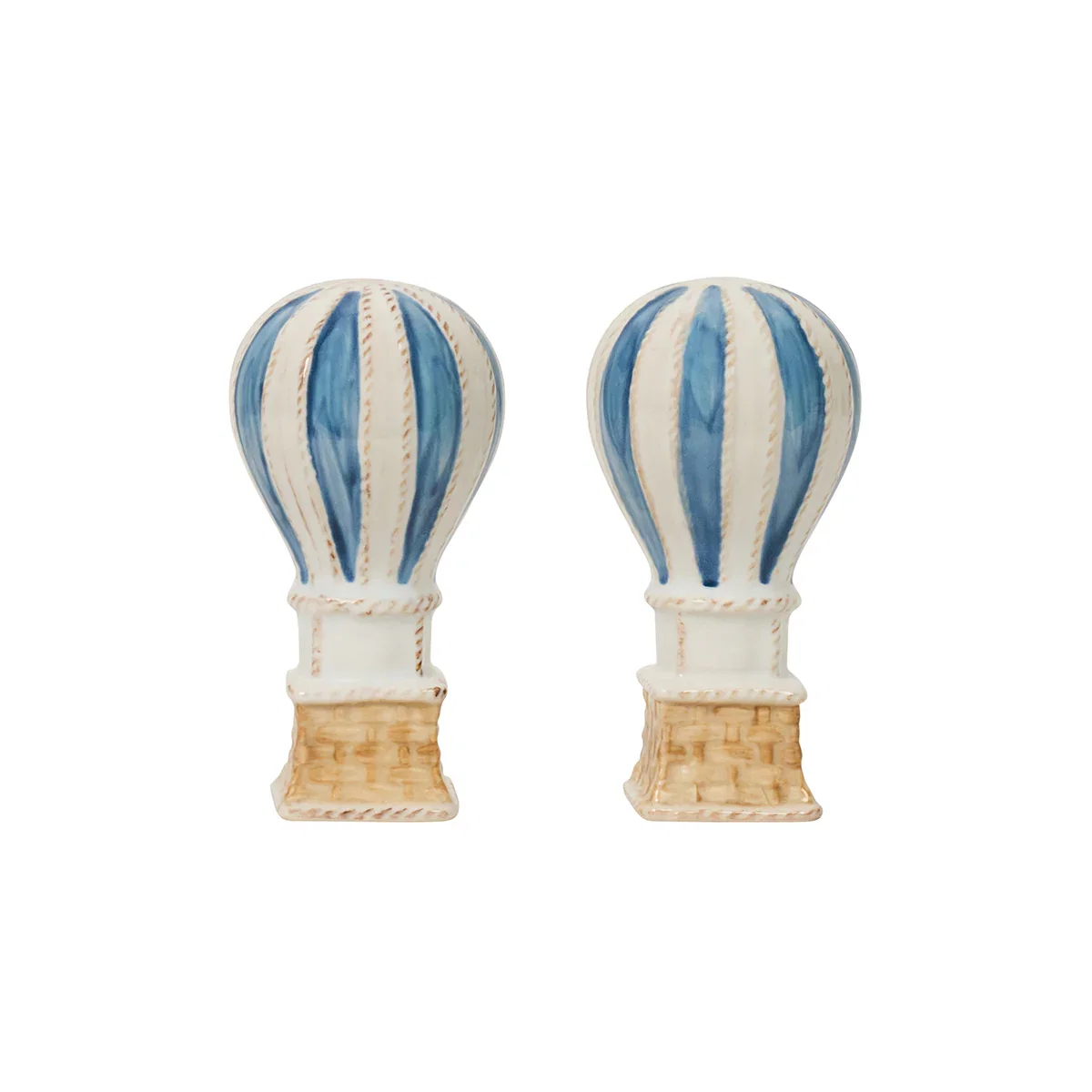 Image of L'Amour Toujours Hot Air Balloon Salt and Pepper Shakers Set/2