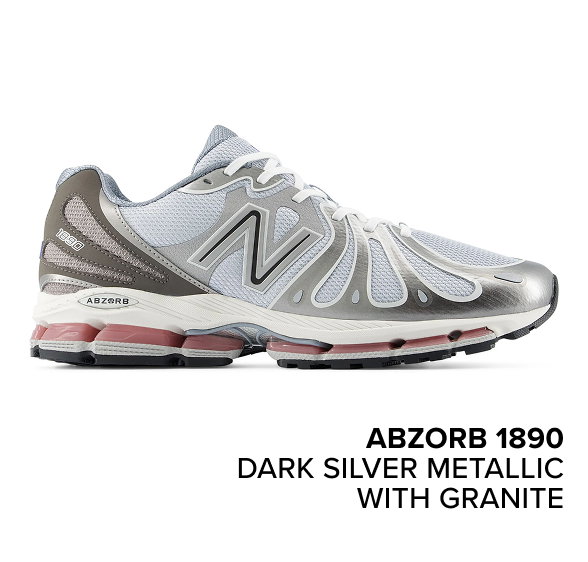 ABZORB 1890 DARK SILVER METALLIC with GRANITE