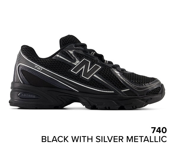 740 BLACK with SILVER METALLIC