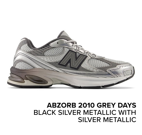 ABZORB 2010 Grey Days BLACK SILVER METALLIC with SILVER METALLIC