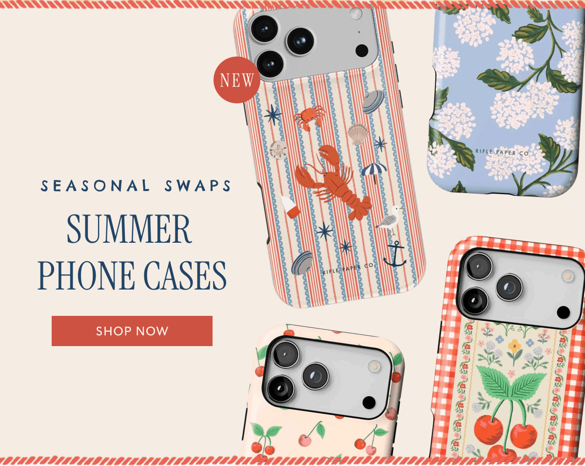 NEW | SEASONAL SWAPS - SUMMER PHONE CASES | SHOP NOW