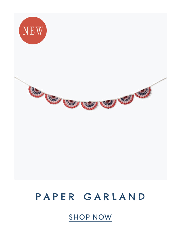 NEW | PAPER GARLAND | SHOP NOW