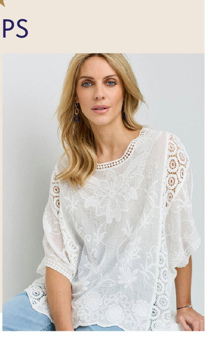 Isle Broderie Top