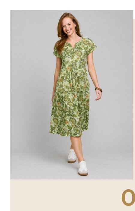 Country Rose Jersey Floral Dress