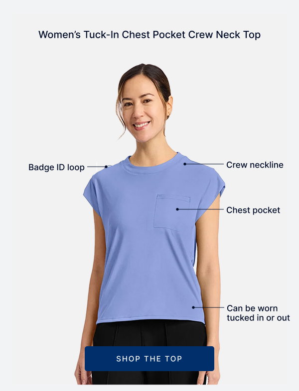 Women's Tuck-IN Chest Pocket Top