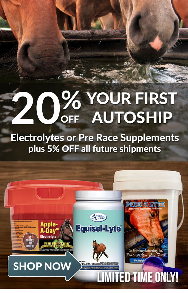 20% off your first autoship of electrolytes or pre race supplements