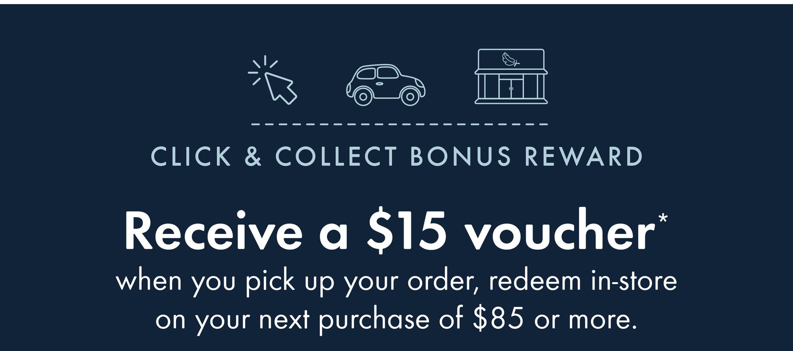 Click & Collect Bonus Reward