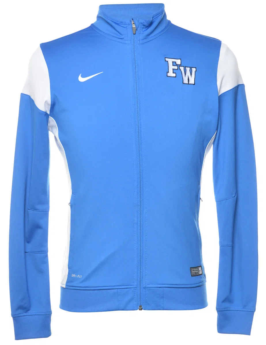 Image of Vintage Nike Blue Track Top - M