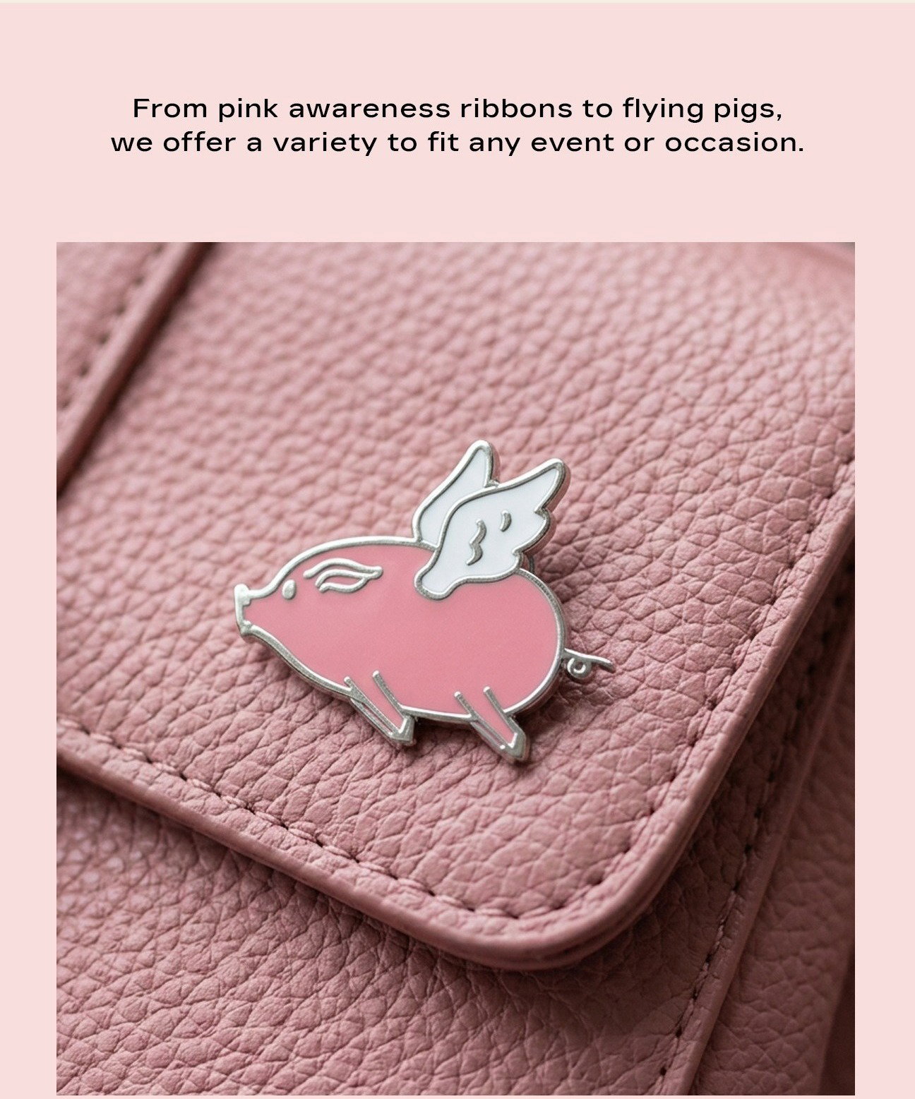 Flying Pig Lapel Pin