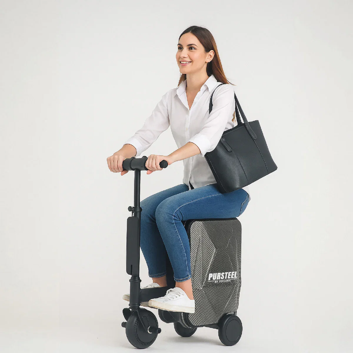 Image of Rideable Electric Suitcase