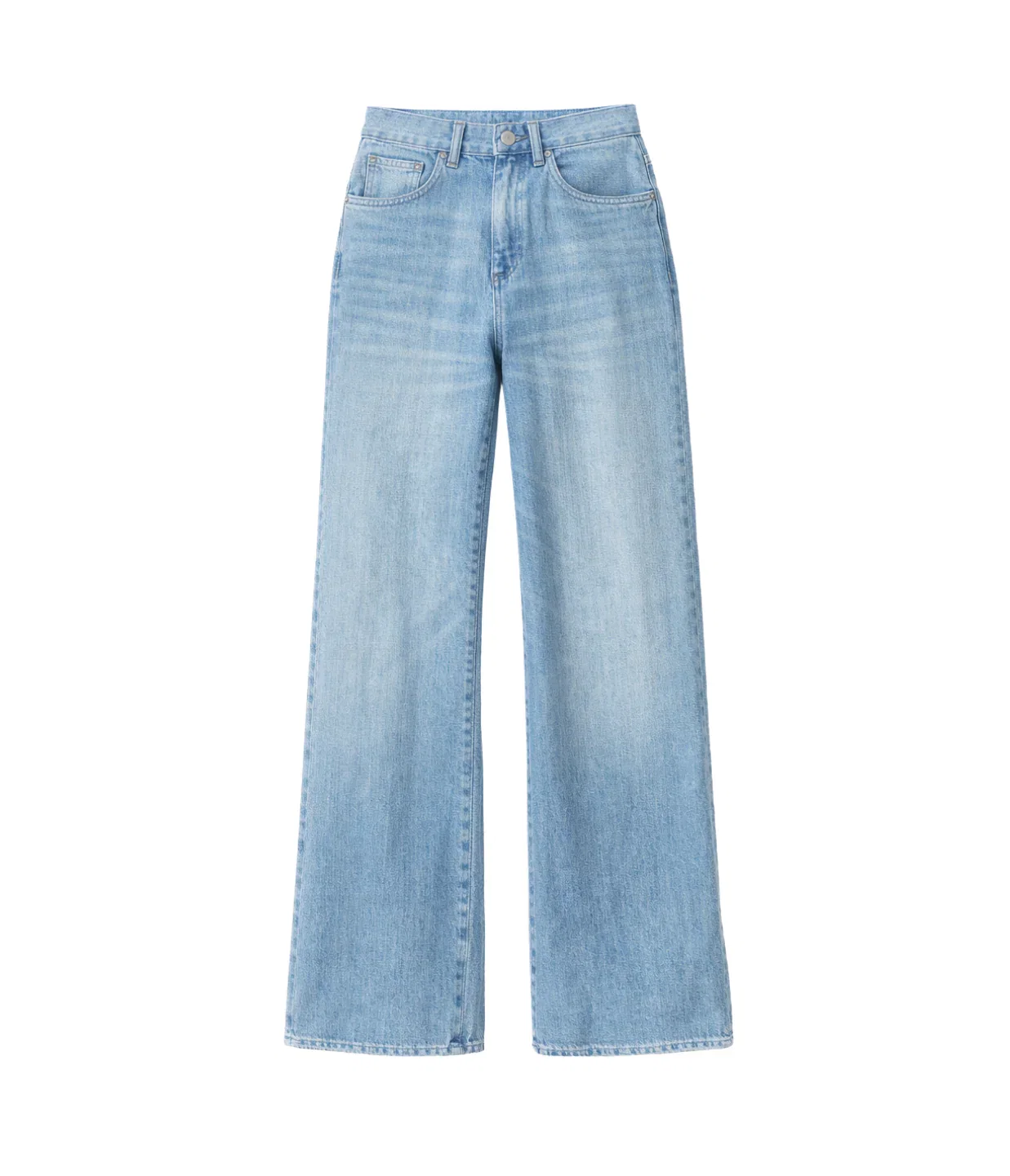 Image of Alex Baggy Wide Leg in Riverbank