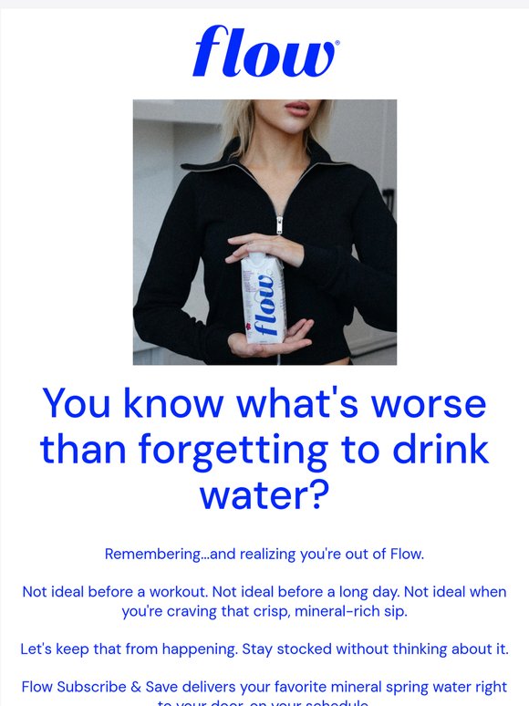 Running low?