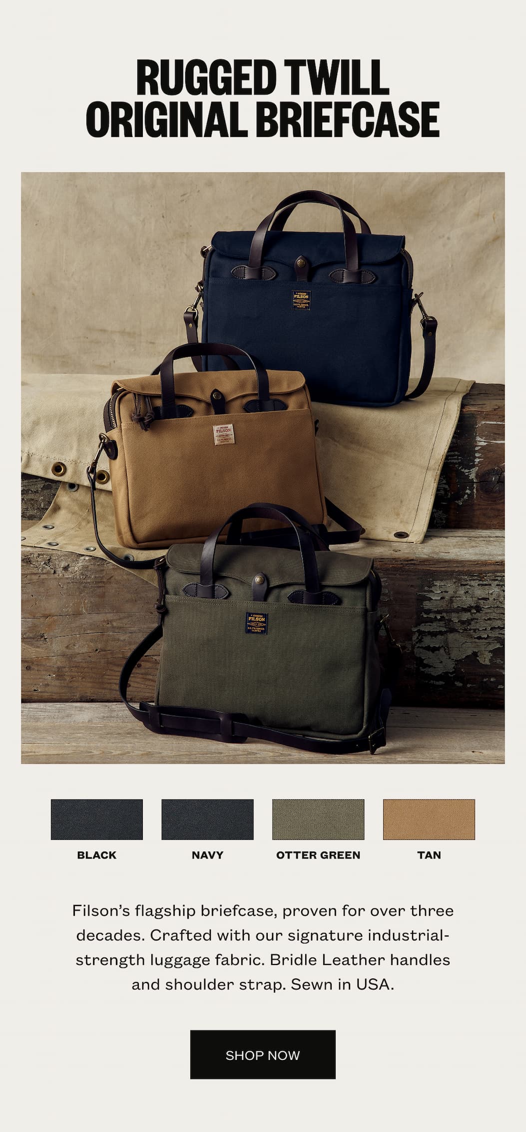 Rugged Twill OG Briefcase
