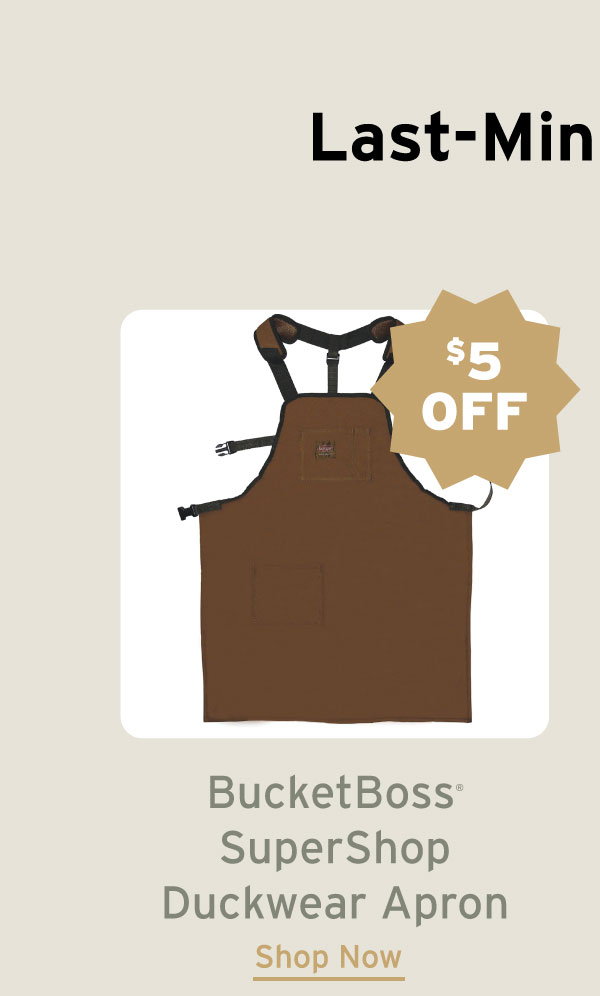 Bucket Boss SuperShop Duckwear Apron
