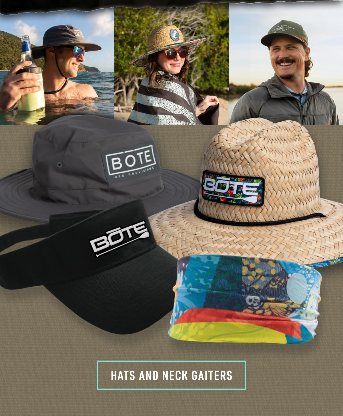 Explore Hats and Neck Gaiters