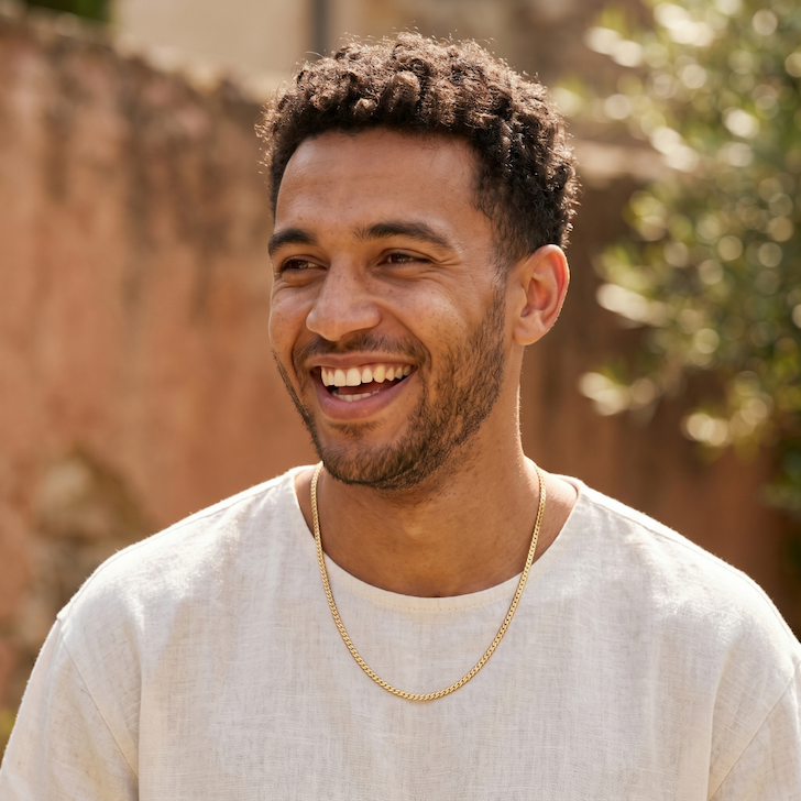 Man with gold chain
