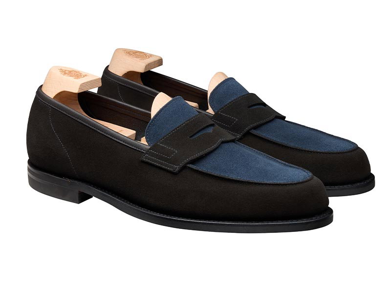 Richmond 2 Black & Ocean Suede
