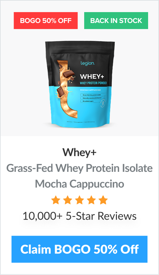Mocha Cappuccino Whey Protein Isolate BOGO 50% Off