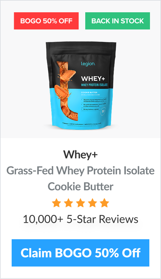 Cookie Butter Whey Protein Isolate BOGO 50% Off