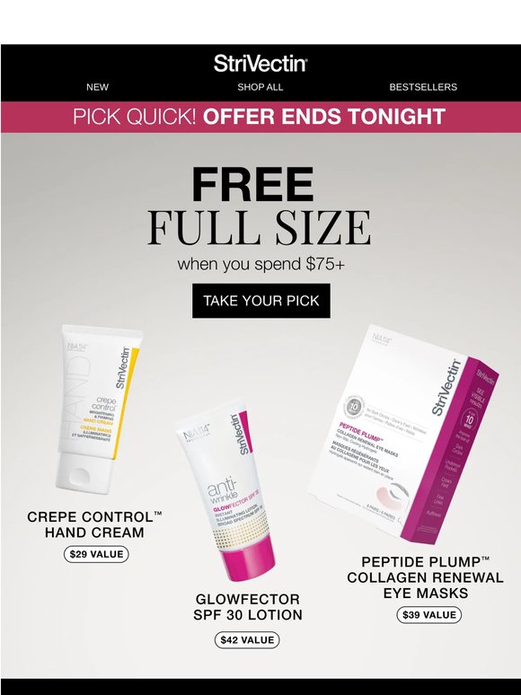 Free Full Size Ends TONIGHT