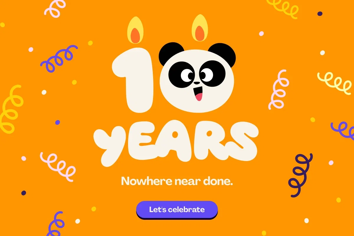 WE'RE 10 YEARS YOUNG 🎈