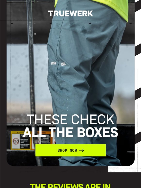 These ultra-light WerkPants check all the boxes