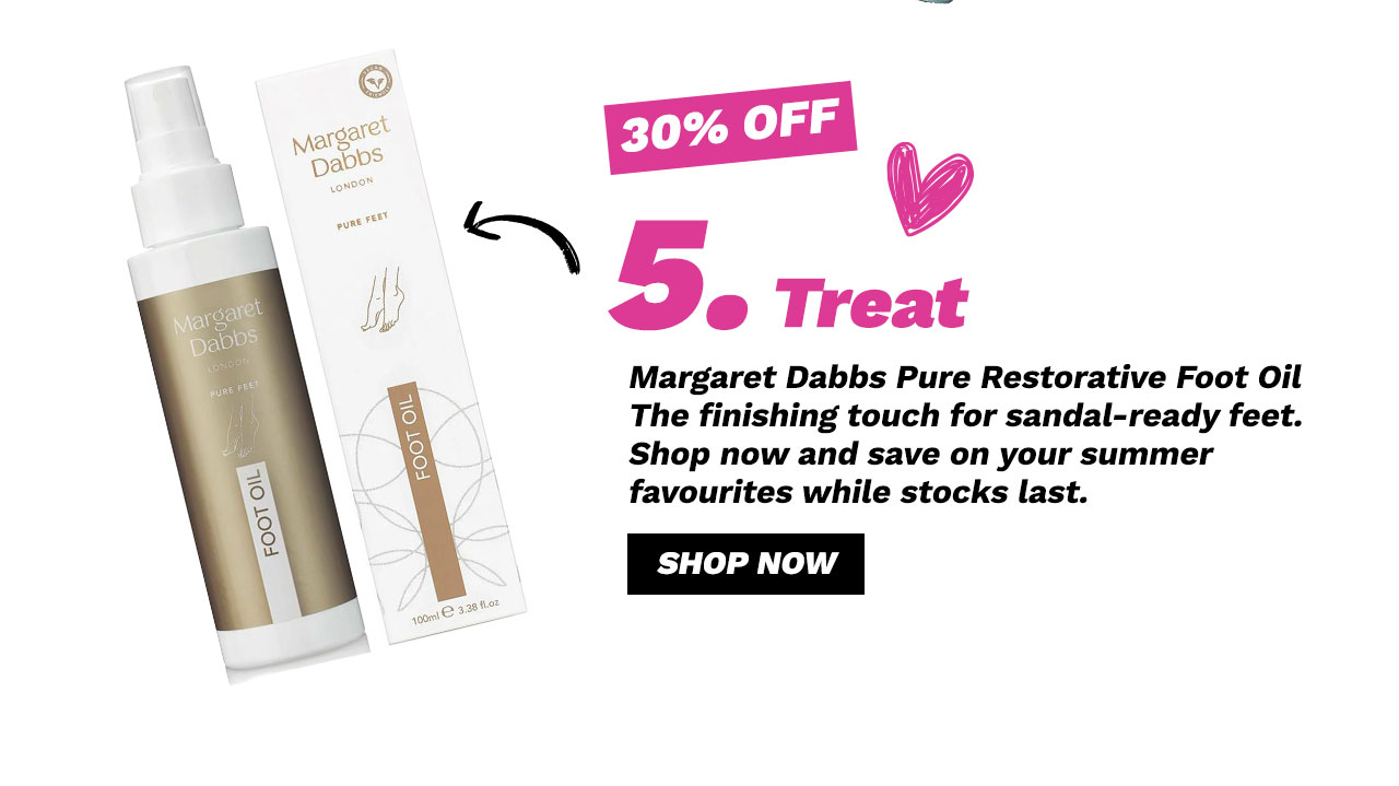 Margaret Dabbs London PURE Restorative Foot Oil 100ml