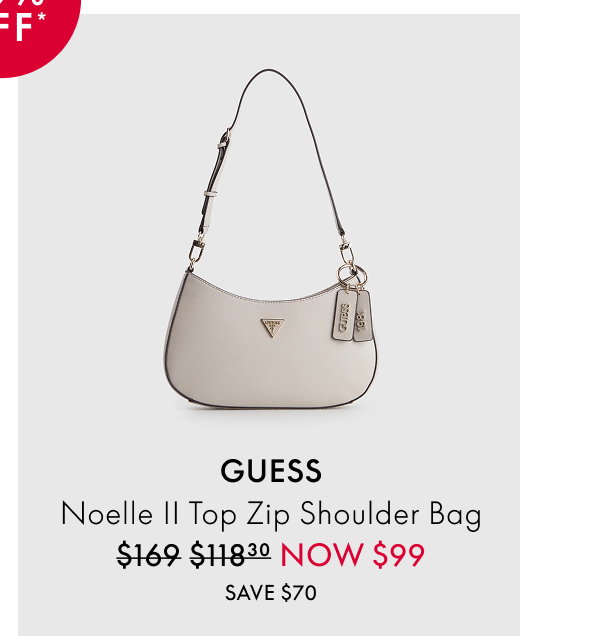 GUESS Noelle II Top Zip Shoulder Bag