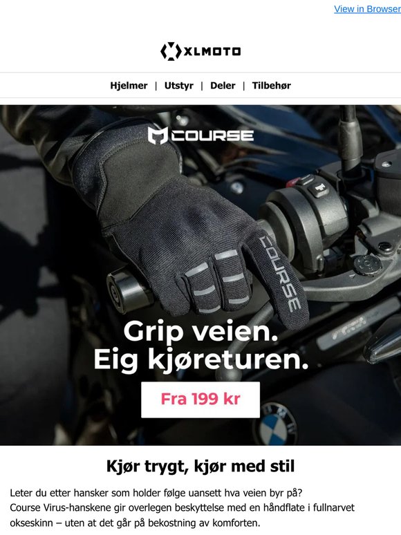 Motorsykkelhansker laget for å takle alt du utsetter dem for