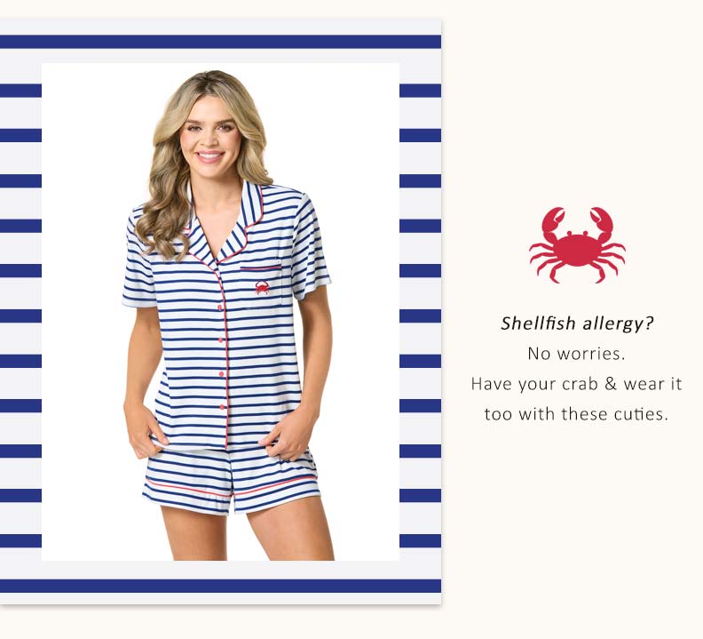 Shop Striped Ribbed Sleep Set
