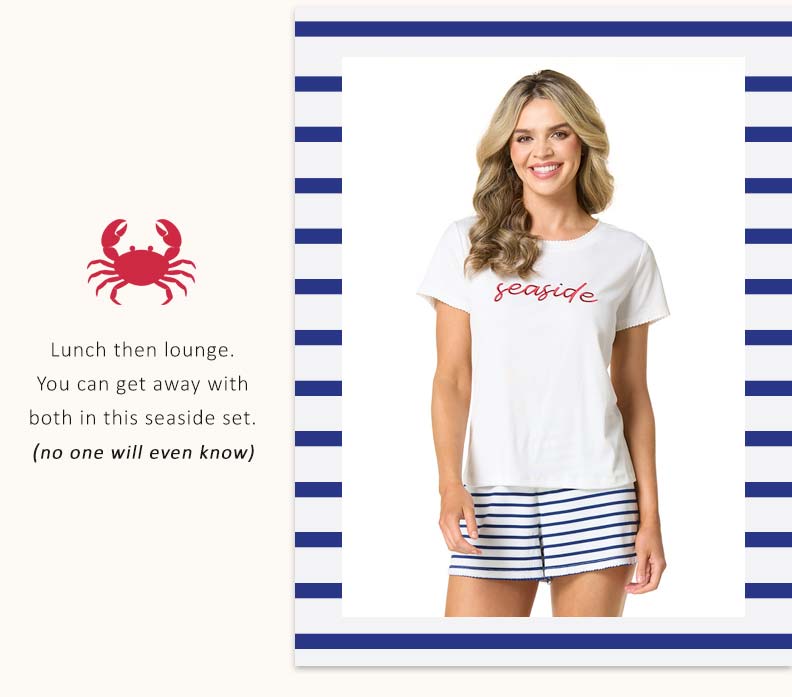 Shop Seaside Short Sleep Set