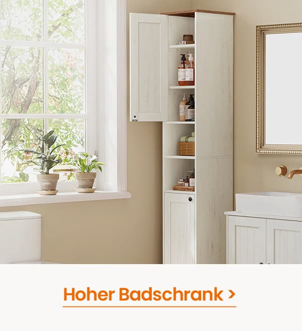 hoher badschrank