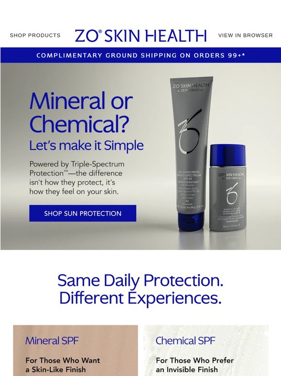 Mineral or Chemical SPF? Here's How to Choose