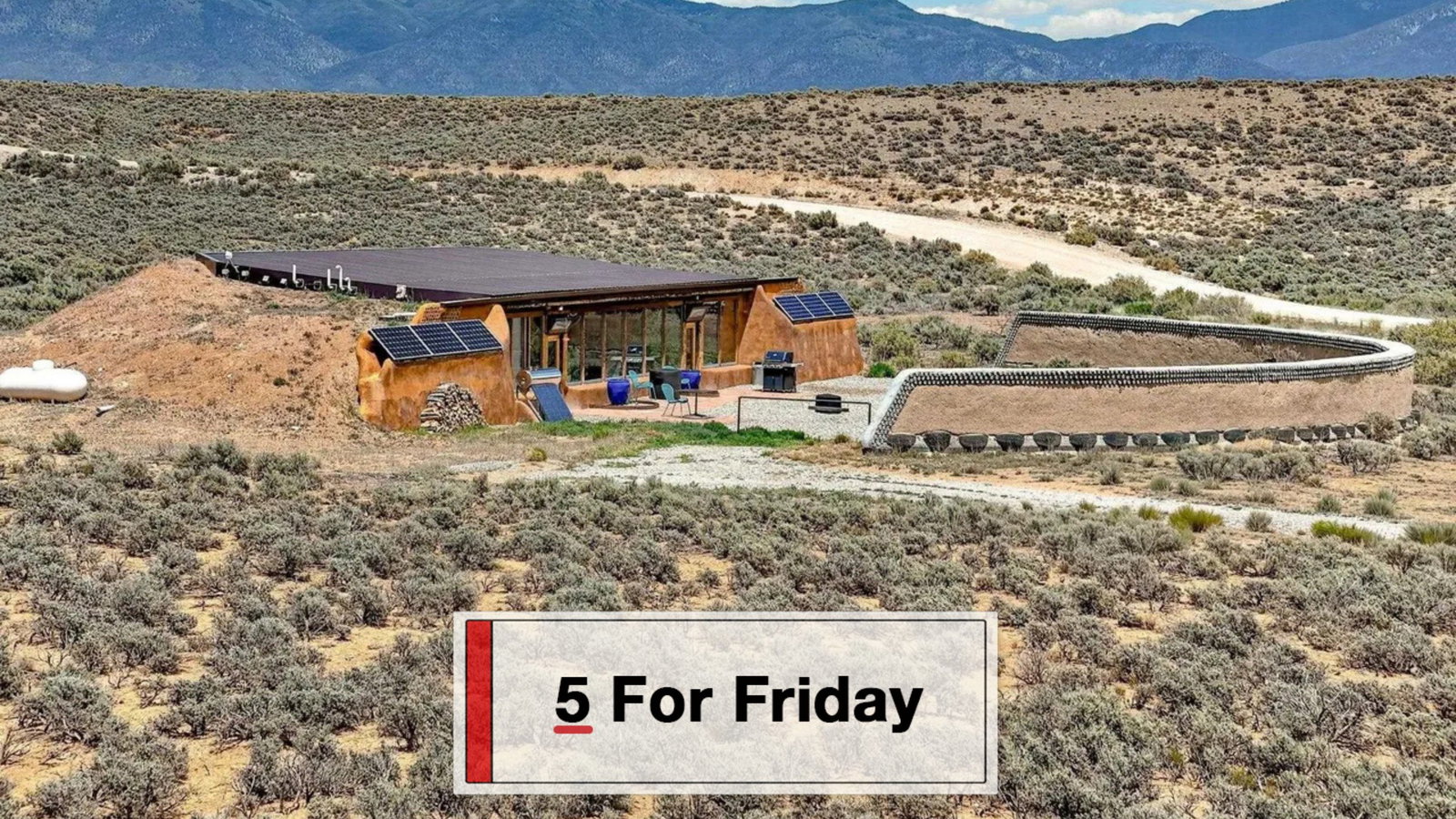 An earthship is a truly unique off-grid property that blends into its natural surroundings while offering a fully sustainable lifestyle. 