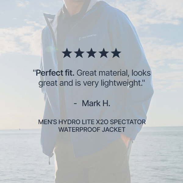 men's hydro lite x2o spectator waterproof jacket