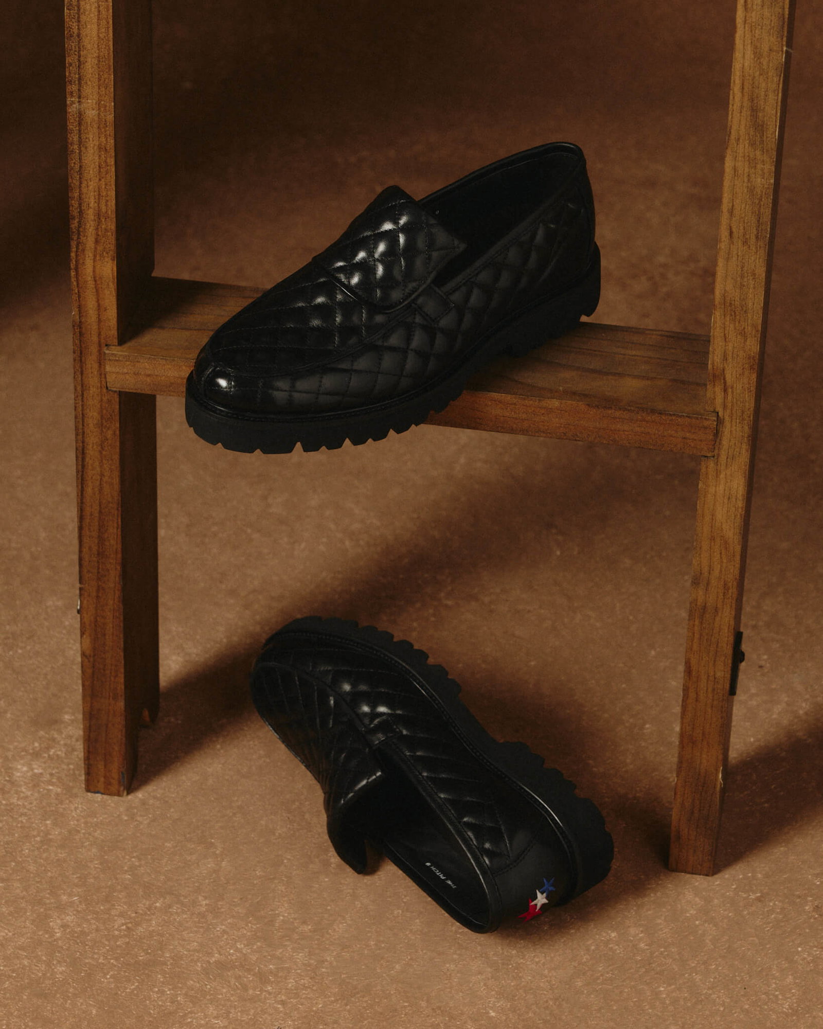 The Pitch Quilted Soccer Loafers