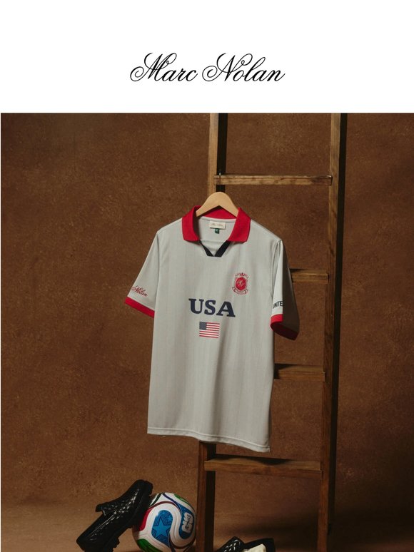 Loafers & USA Jersey for the World Cup. Obviously.