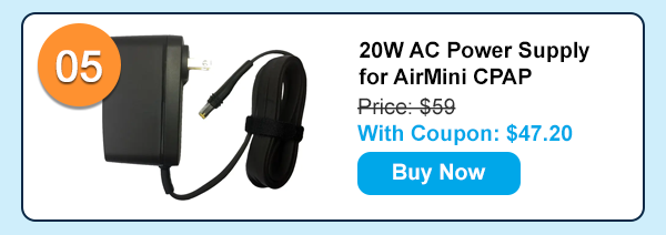 20W AC Power Supply for ResMed AirMini Travel CPAP Machine