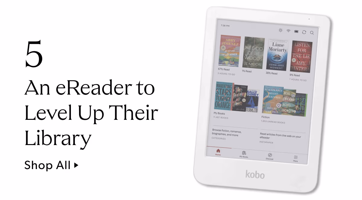 An eReader to Level Up Their Library
