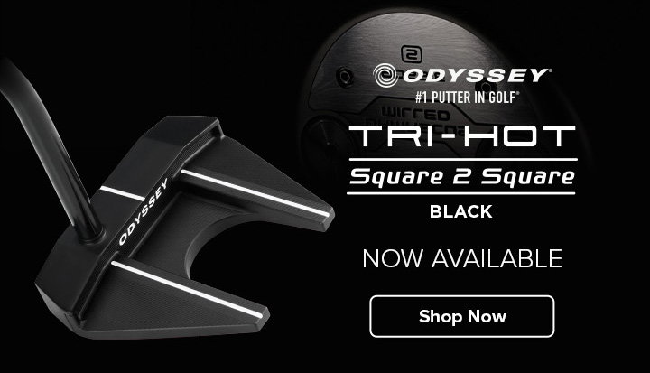 Odyssey Tri-Hot Square 2 Square Black Putters - Available for Presale