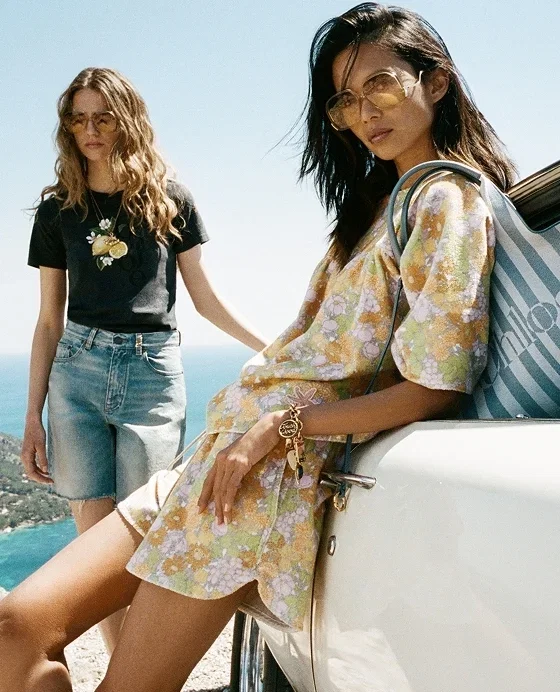 LOTA and KARMAY wearing CHLOÉ for NET-A-PORTER SS26