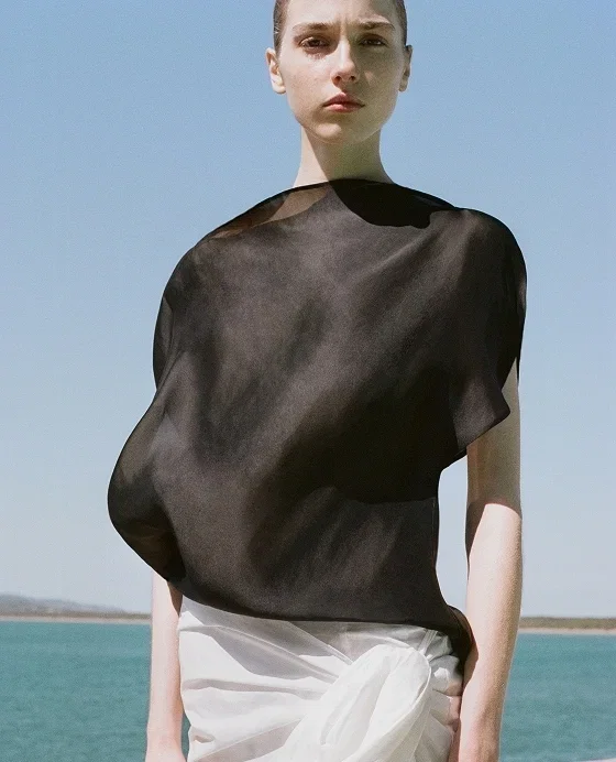 AUDREY wearing KHAITE for NET-A-PORTER SS26